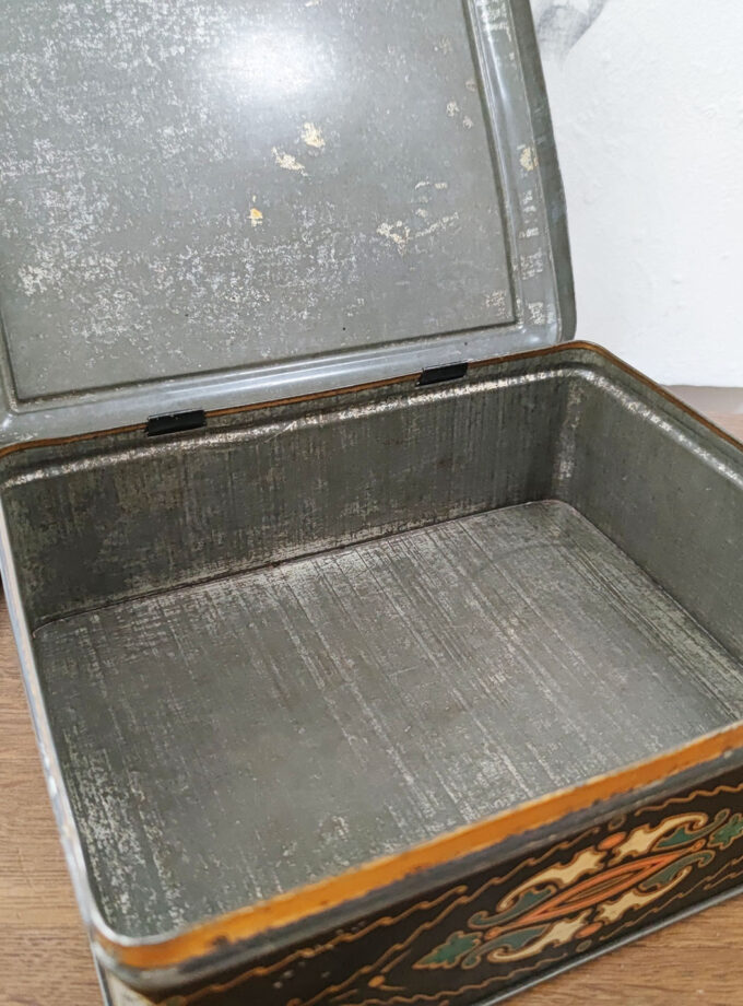 Vintage Black Tin