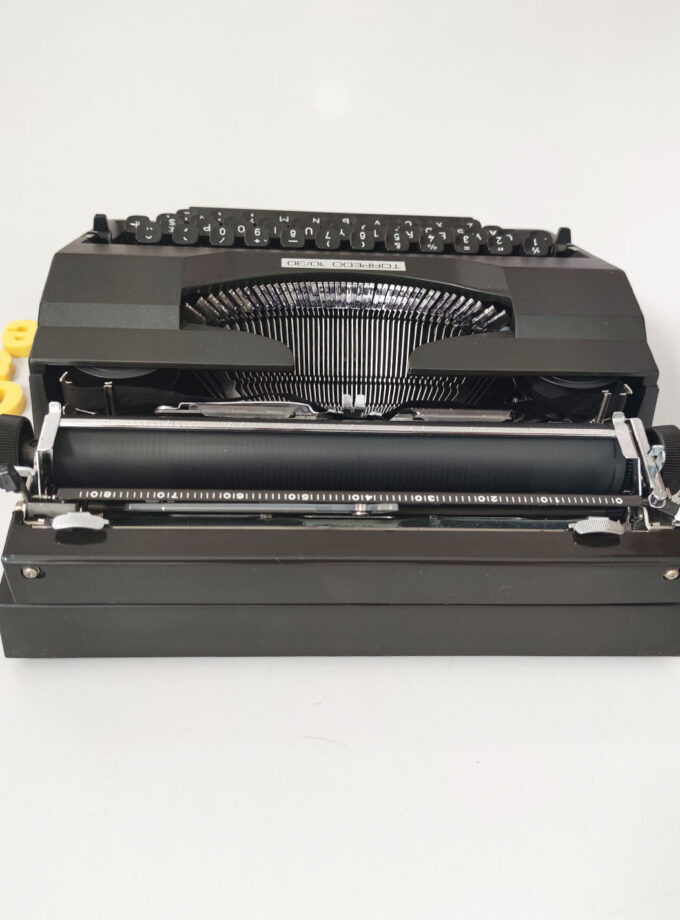 Vintage Black Torpedo 10/30 Typewriter