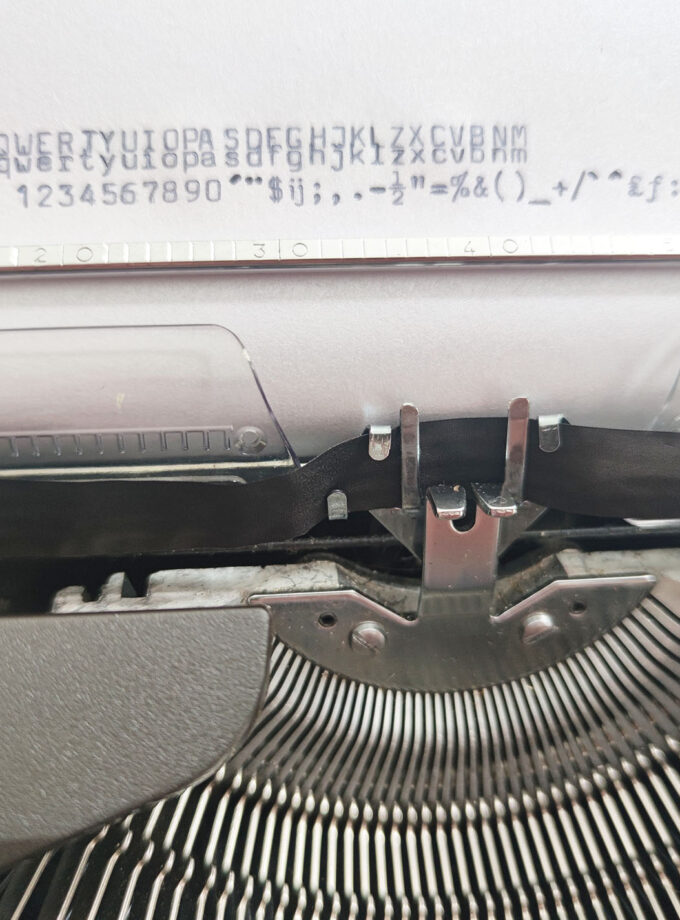 Vintage Black Torpedo 10/30 Typewriter