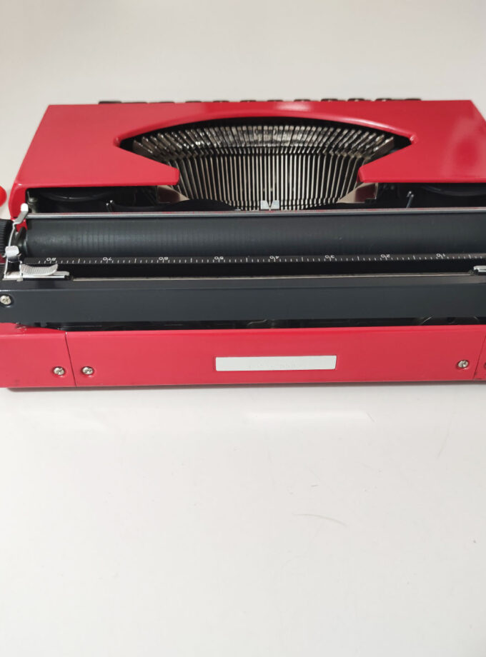 Vintage Red Remington Sperry Idool Typewriter