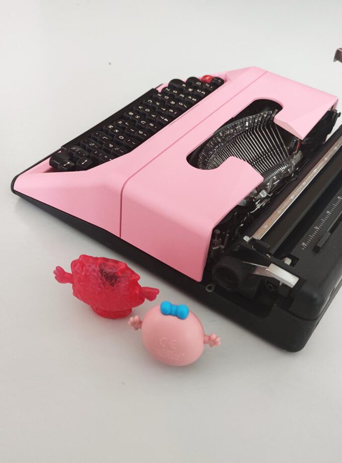 Vintage Typewriter Custom Made Underwood Chewing Gum Pink