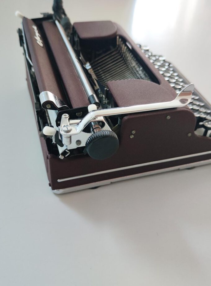 Olympia Old Red Vintage Typewriter