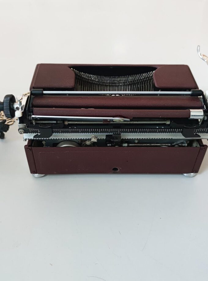 Olympia Old Red Vintage Typewriter