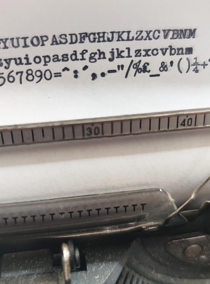 Vintage Olivetti Studio 46 Blue