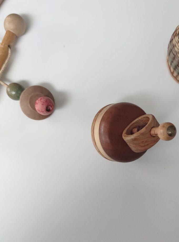 Vintage Wooden Spinning Top