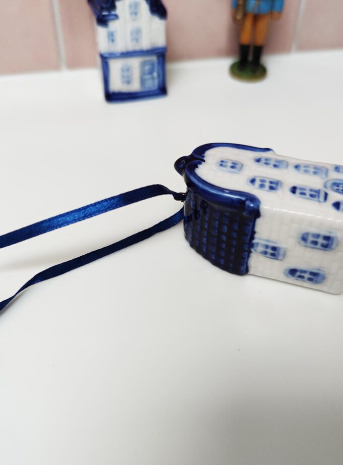 Delfts Blue Houses Ornament Set