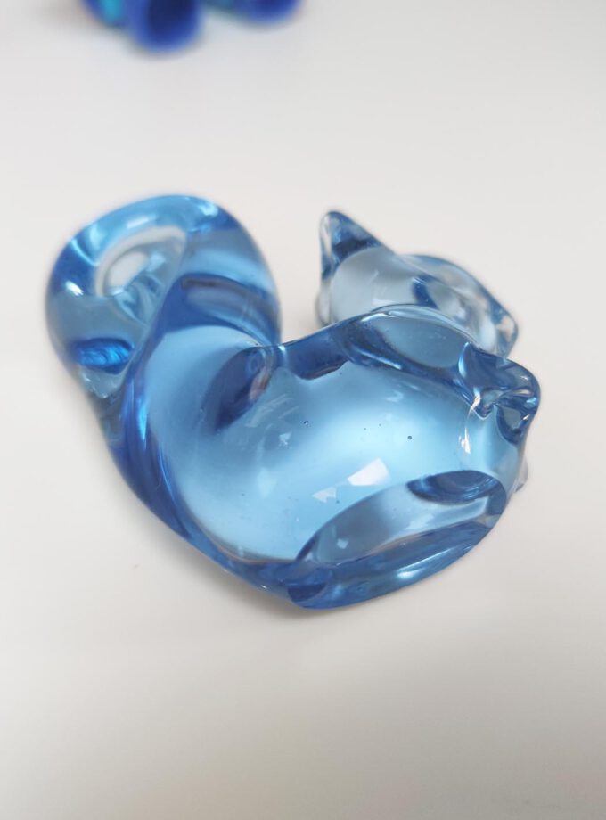Vintage Murano Blue Squirrel