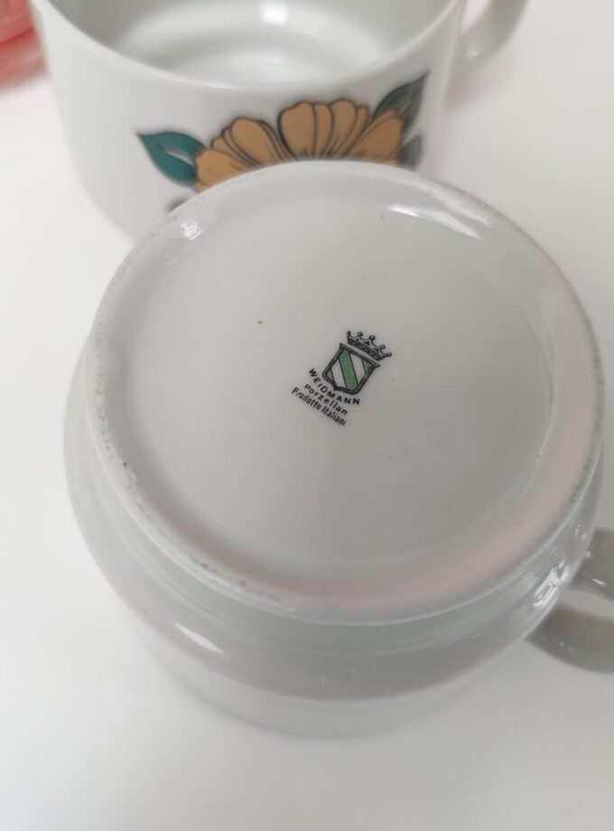 Weidmann Retro Flower Mugs Set