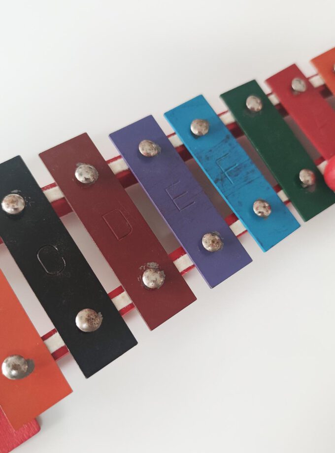 Vintage Colored Xylofoon