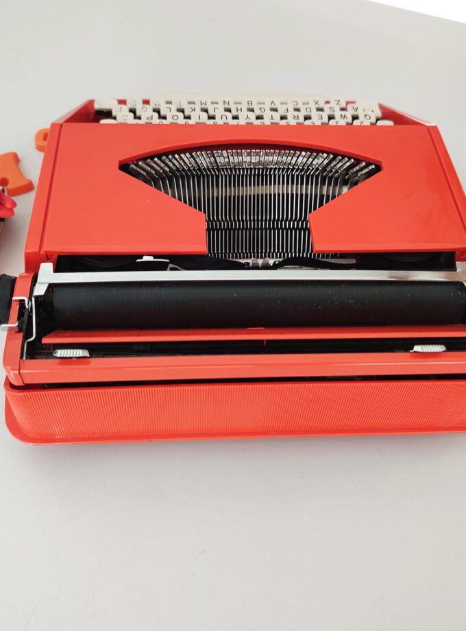 Remington Sperry Rand Riviera Orange Typewriter