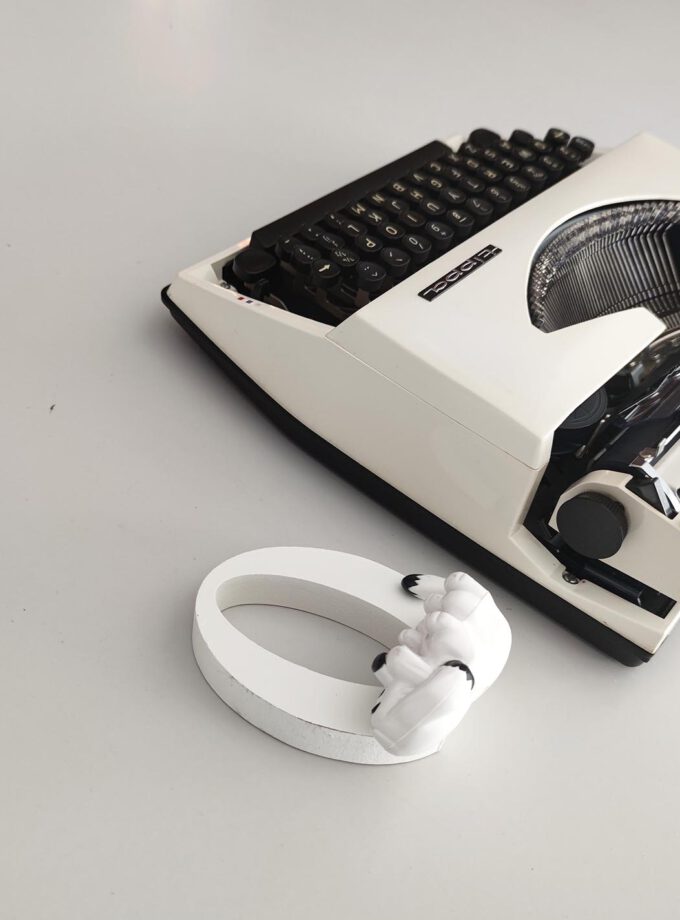 Vintage Tippa Adler Typewriter Off White Pica