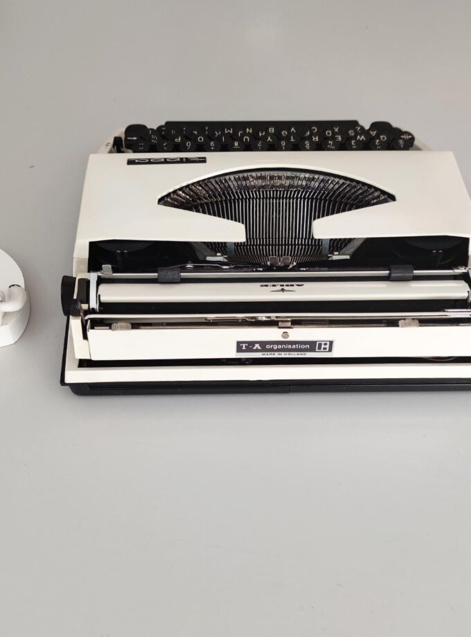 Vintage Tippa Adler Typewriter Off White Pica