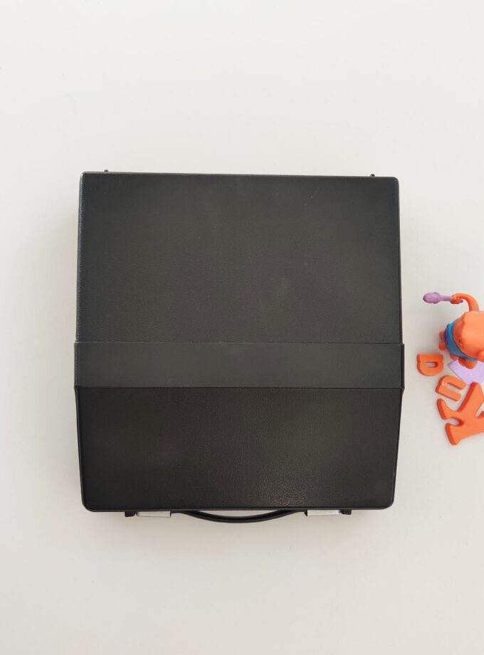 Vintage Silver Reed 100 Orange Typewriter Cubic