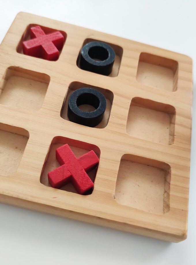 Wooden Noughts and Crosses