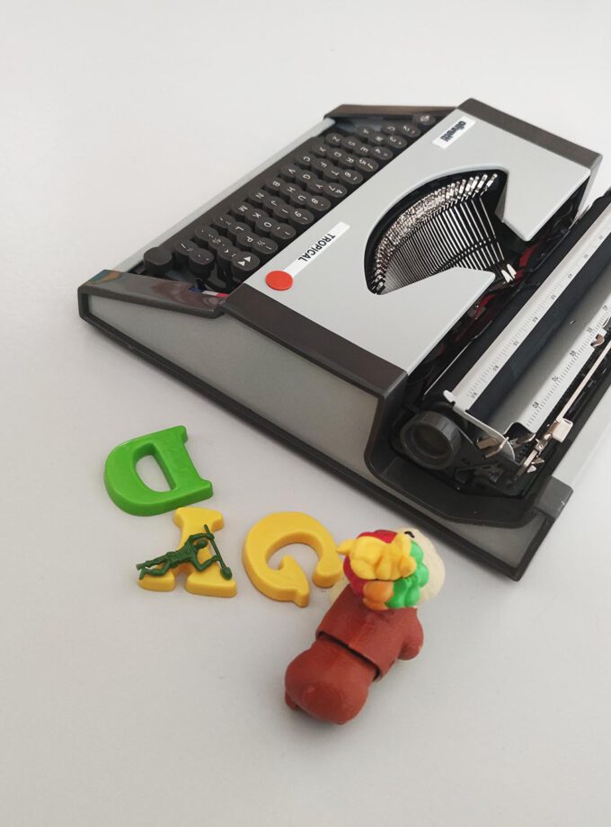 Vintage Olivetti Tropical Typewriter