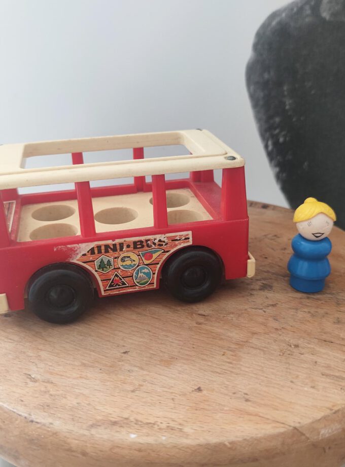 Fisher Price Mini Bus Damaged Stickers