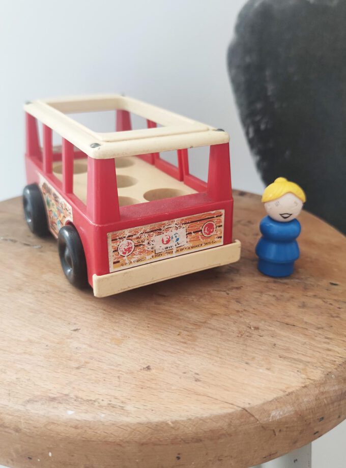 Fisher Price Mini Bus Damaged Stickers