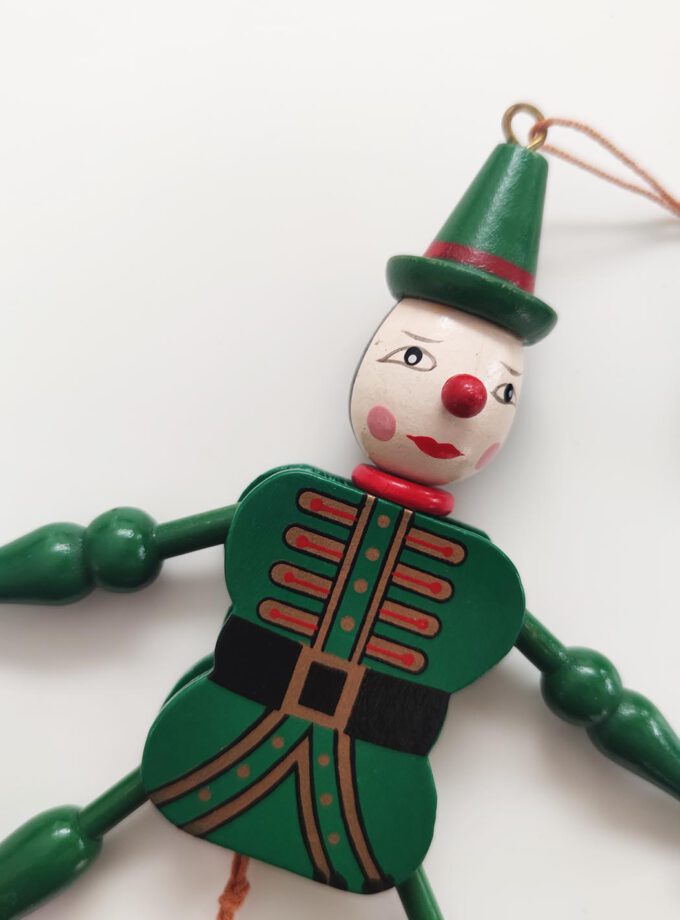 Vintage Wooden Jumping Jack