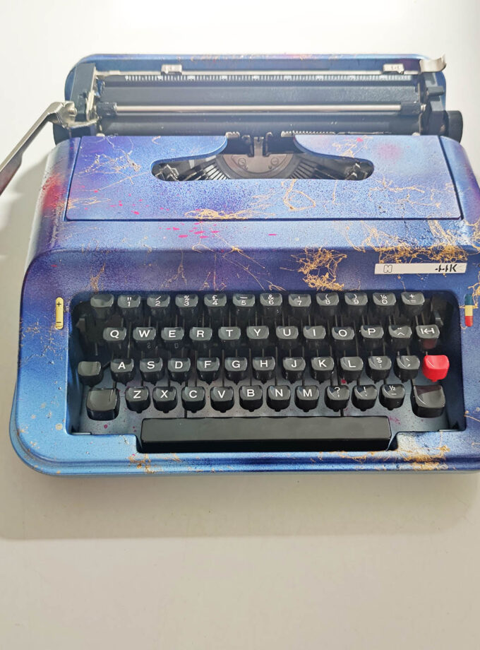 Vintage Typewriter Custom Made Hema 44K