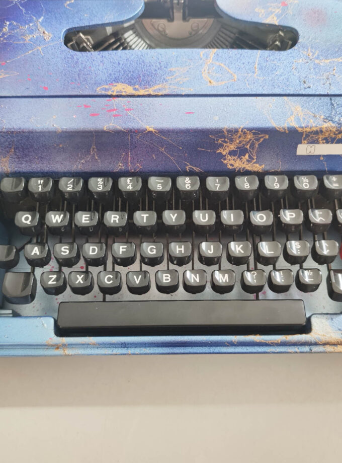 Vintage Typewriter Custom Made Hema 44K
