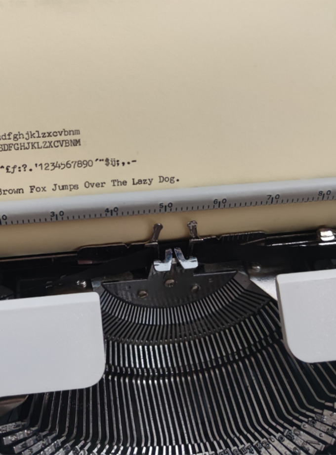 Vintage TA Junior Typewriter