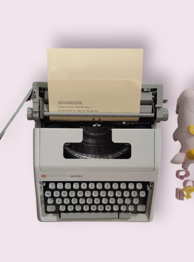 Vintage TA Junior Typewriter