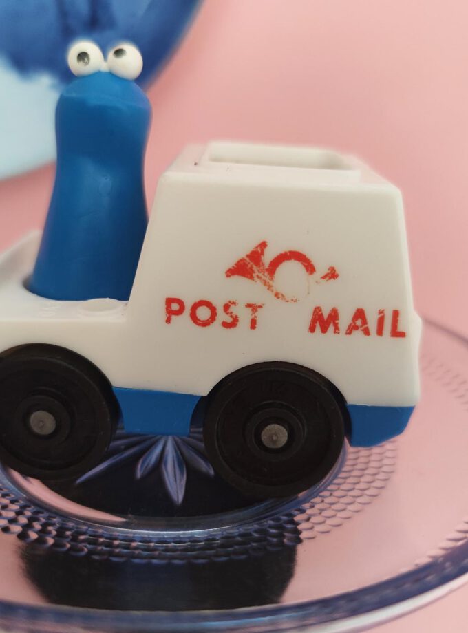 Vintage Fisher Price Post Truck (Bad Condition)