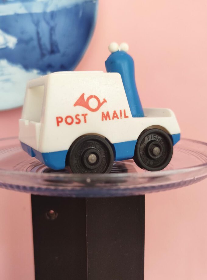Vintage Fisher Price Post Truck (Bad Condition)