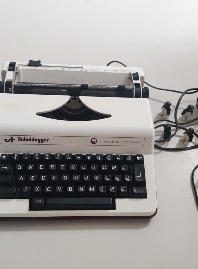 Electric Typewriter Scheidegger Eurostar Electric TM 2000