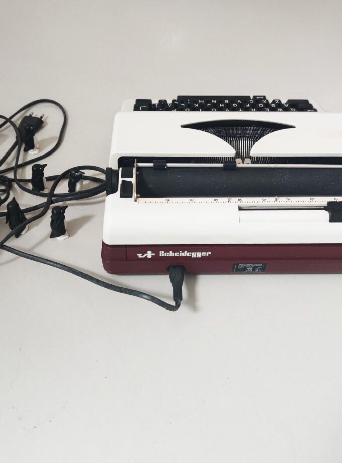 Electric Typewriter Scheidegger Eurostar Electric TM 2000