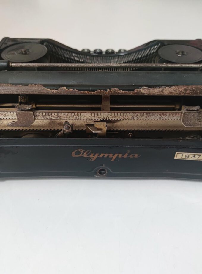 Vintage Old Black Olympia Simplex Typewriter Relived Condition