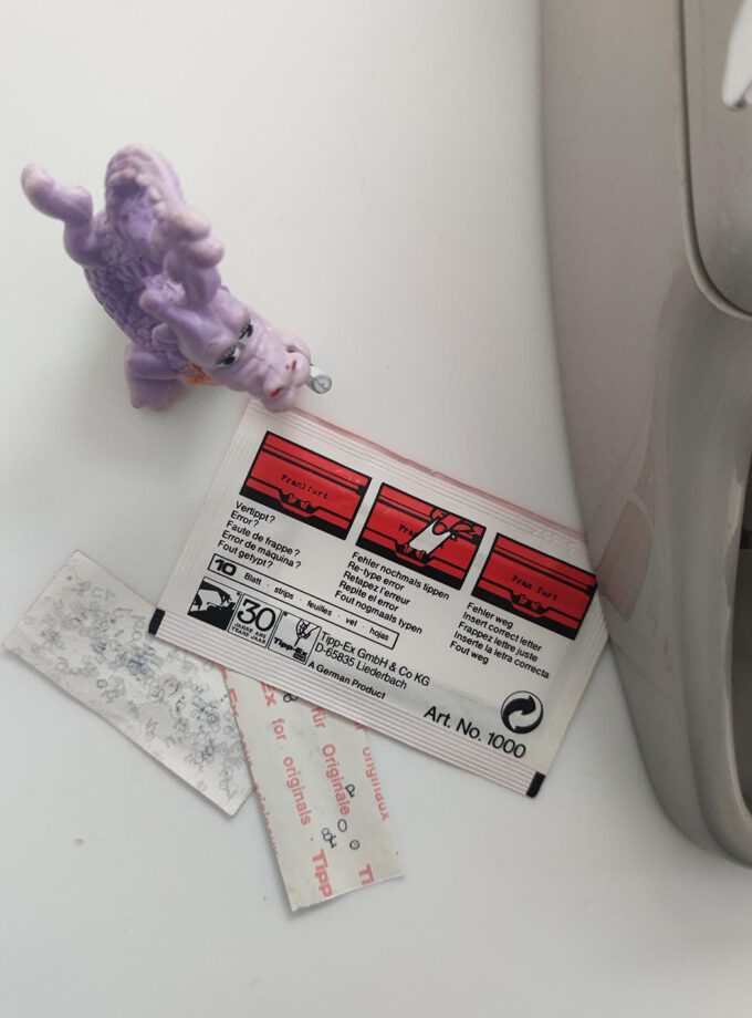 Typewriter Tipp-Ex Correction Paper II