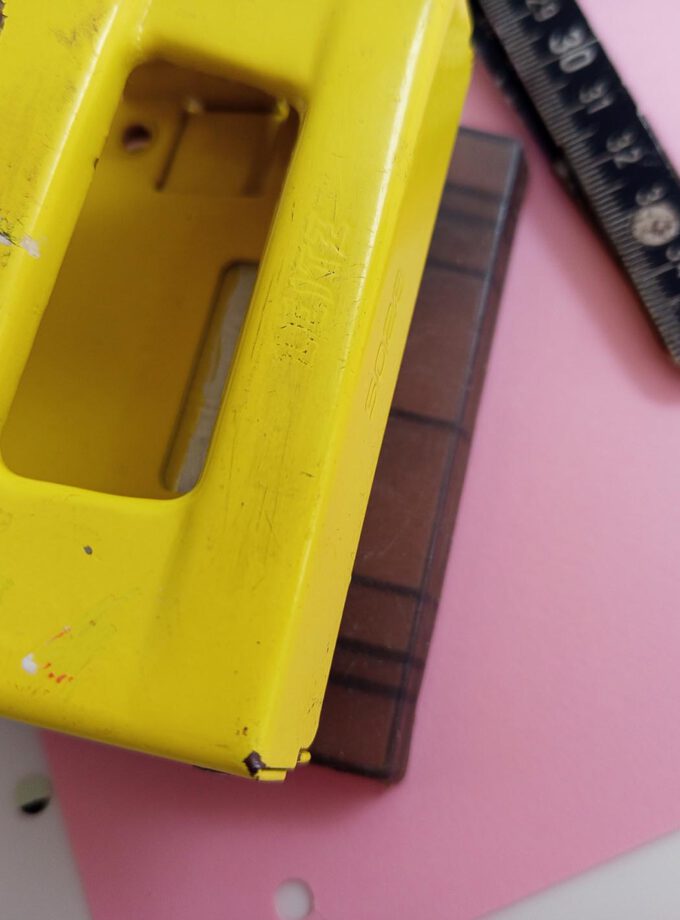 Vintage Bold Yellow Leitz Perforator