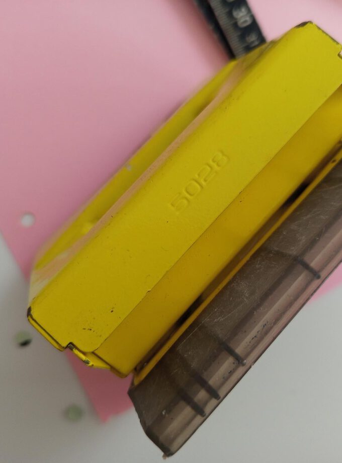 Vintage Bold Yellow Leitz Perforator