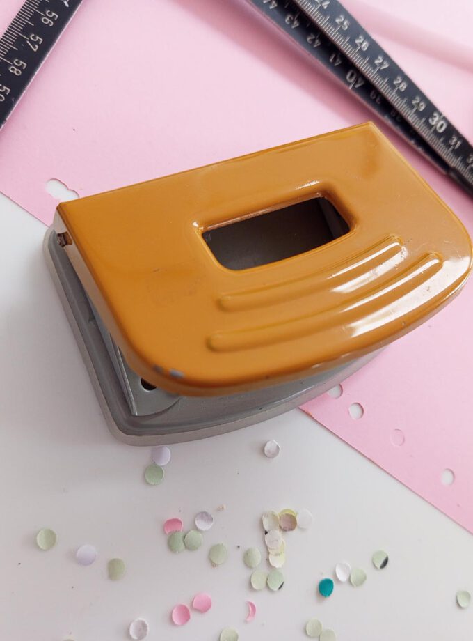 Vintage Ocher Yellow Perforator