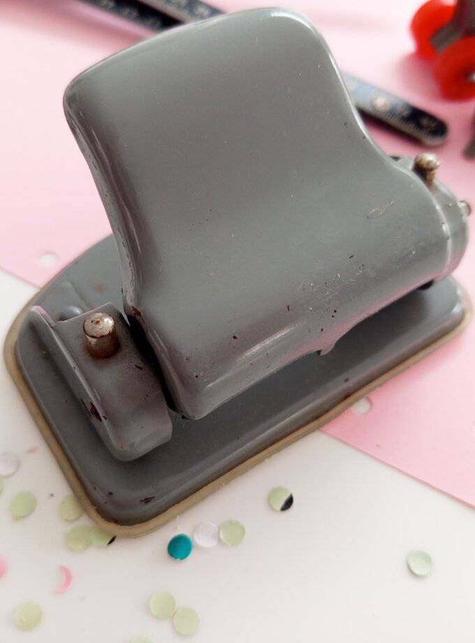 Vintage BlueGrey EJA Perforator