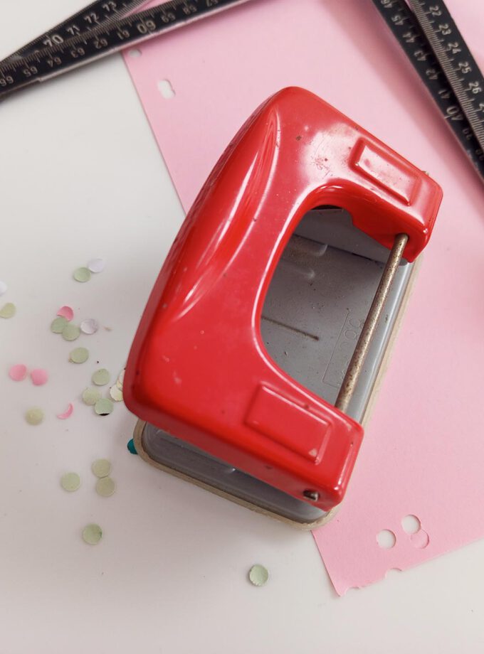 Vintage Red Vendex Perforator