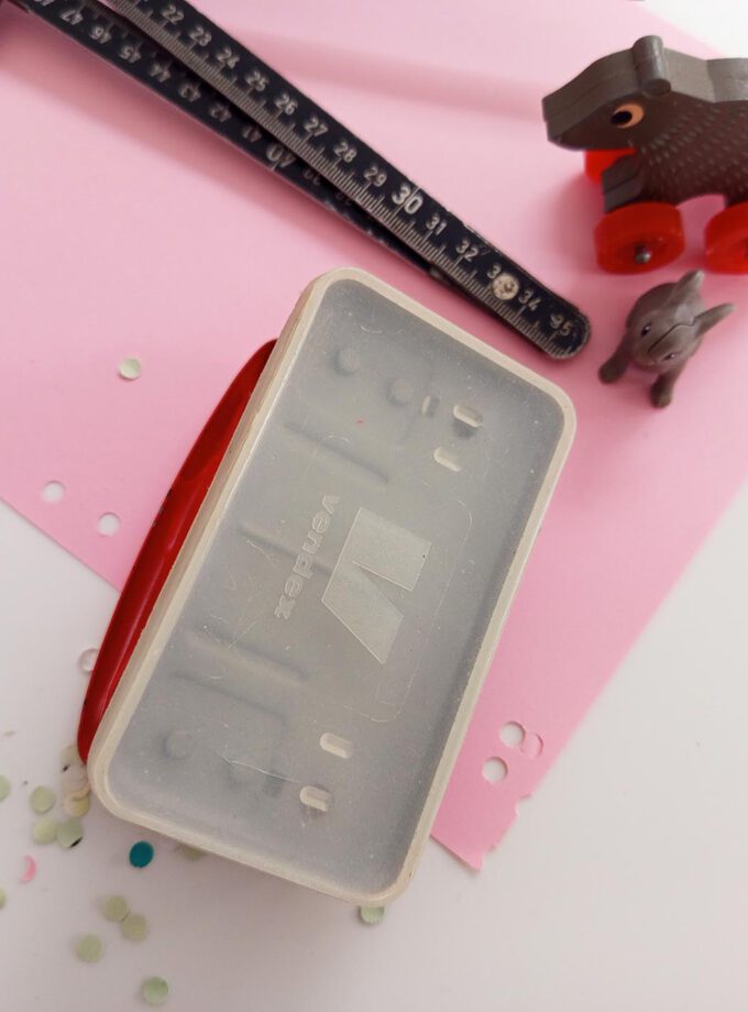 Vintage Red Vendex Perforator