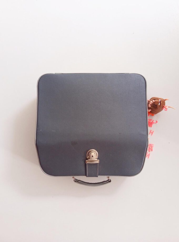 Vintage Erika Grey / Blue Typewriter