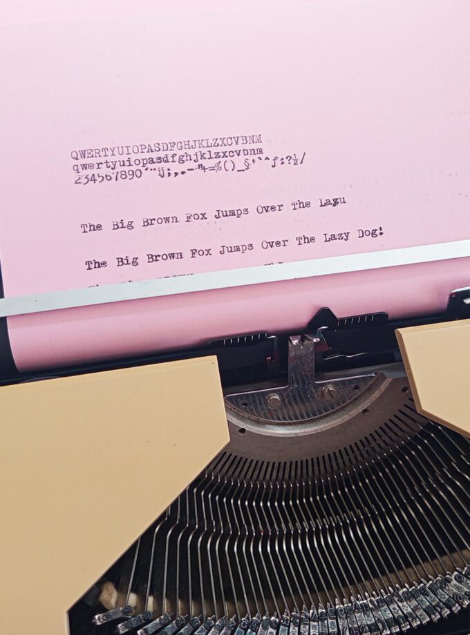 Vintage Sperry Remington Rand Envoy III Dark Blue Typewriter