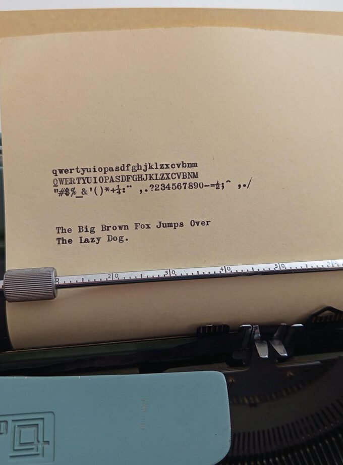 Vintage Underwood Olivetti (Studio 44) Typewriter BlueGreen