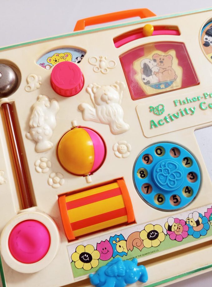Vintage Fisher Price Activity Center Dogs & Bears