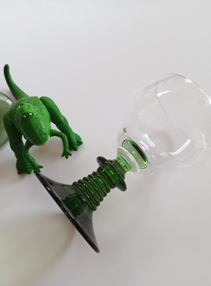 Art Deco Wine Vintage Dark Green