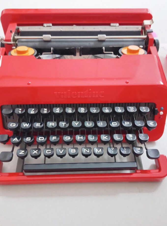 Vintage Original Olivetti Red Valentine