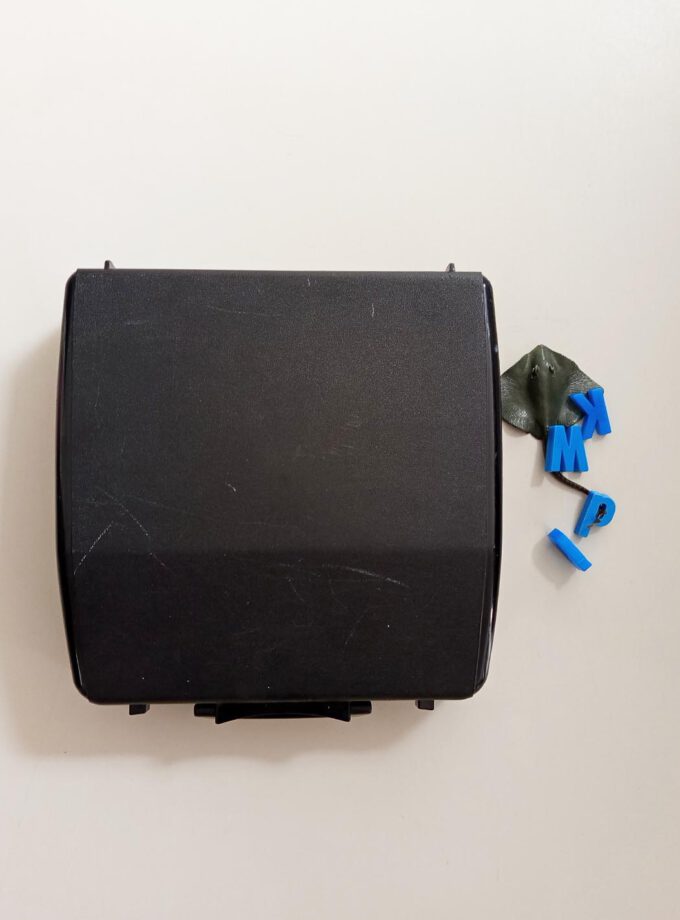 Vintage Vendex 750 Denim Blue Typewriter Cubic