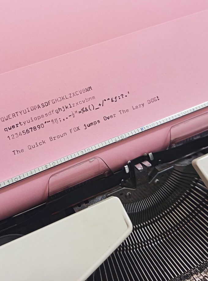 Vintage Hermes Baby S Typewriter Cubic