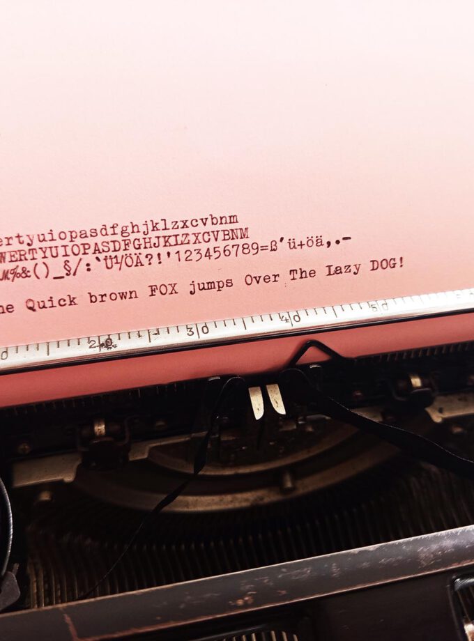 Vintage Old Black Wanderer Typewriter